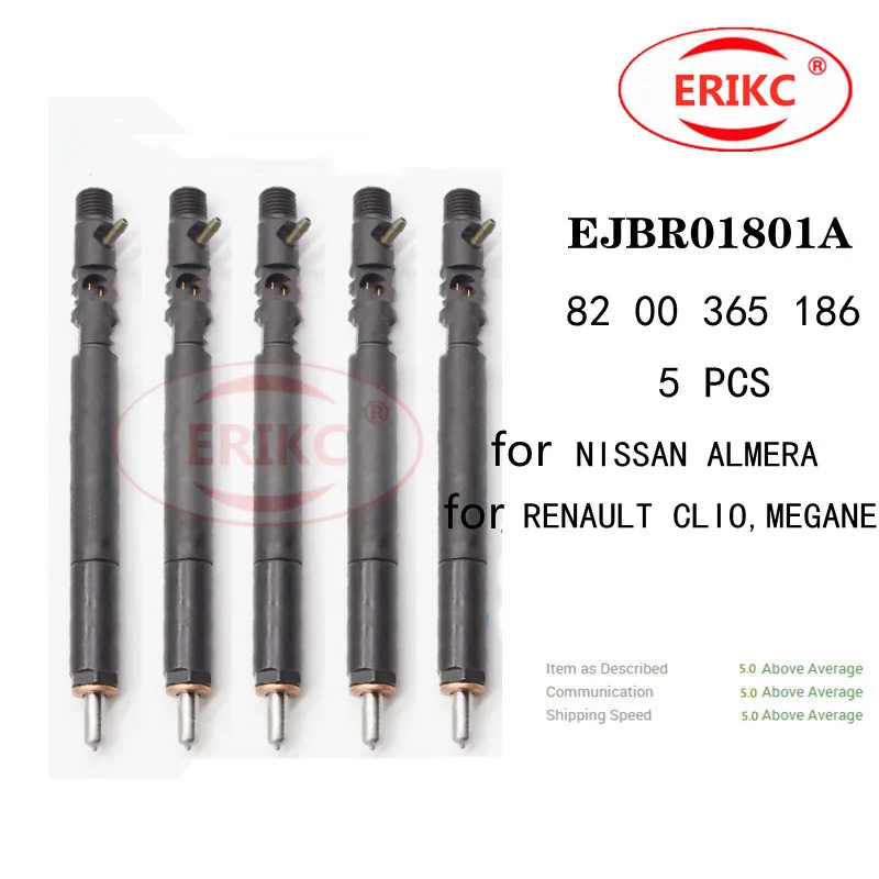 

ERIKC 4 PCS Free EJBR01801A 82 00 365 186 Auto Accessory Injectors EJBR 018 01A FOR RENAULT CLIO,MEGANE NISSAN ALMERA