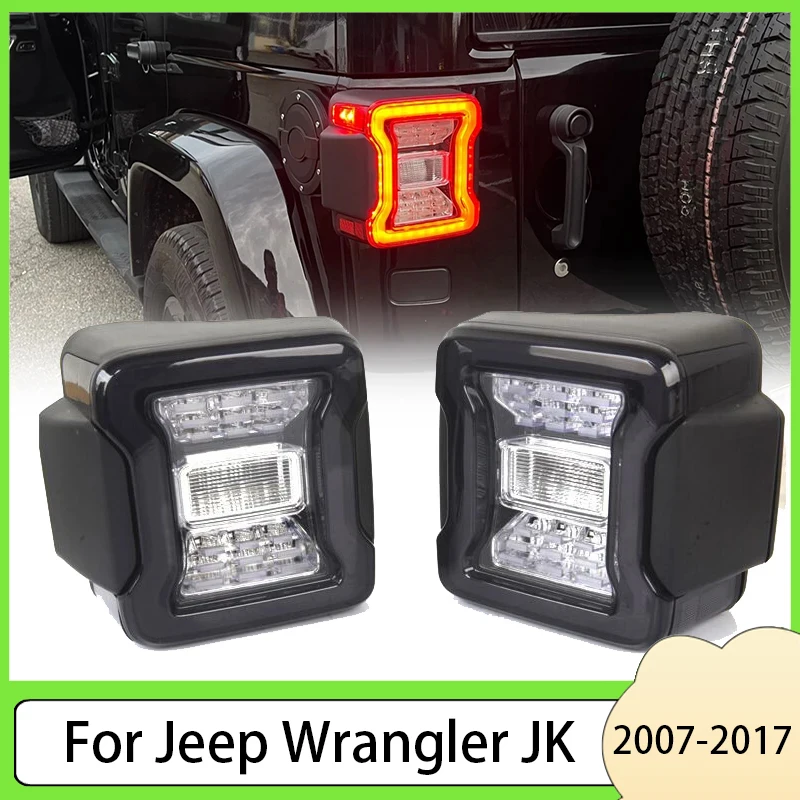 

LED Tail Lamp For Jeep Wrangler JK 2007-2017 Rear Lamps Brake Reverse Light Daytime Running Lights Car Light Assembly