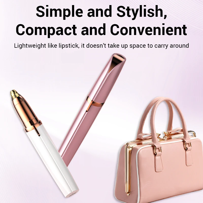 Электрический триммер для бровей, ручка для мужчин и женщин, чистая бритва, автоматическая бритва, эпилятор, триммер для удаления волос, зарядка через USB