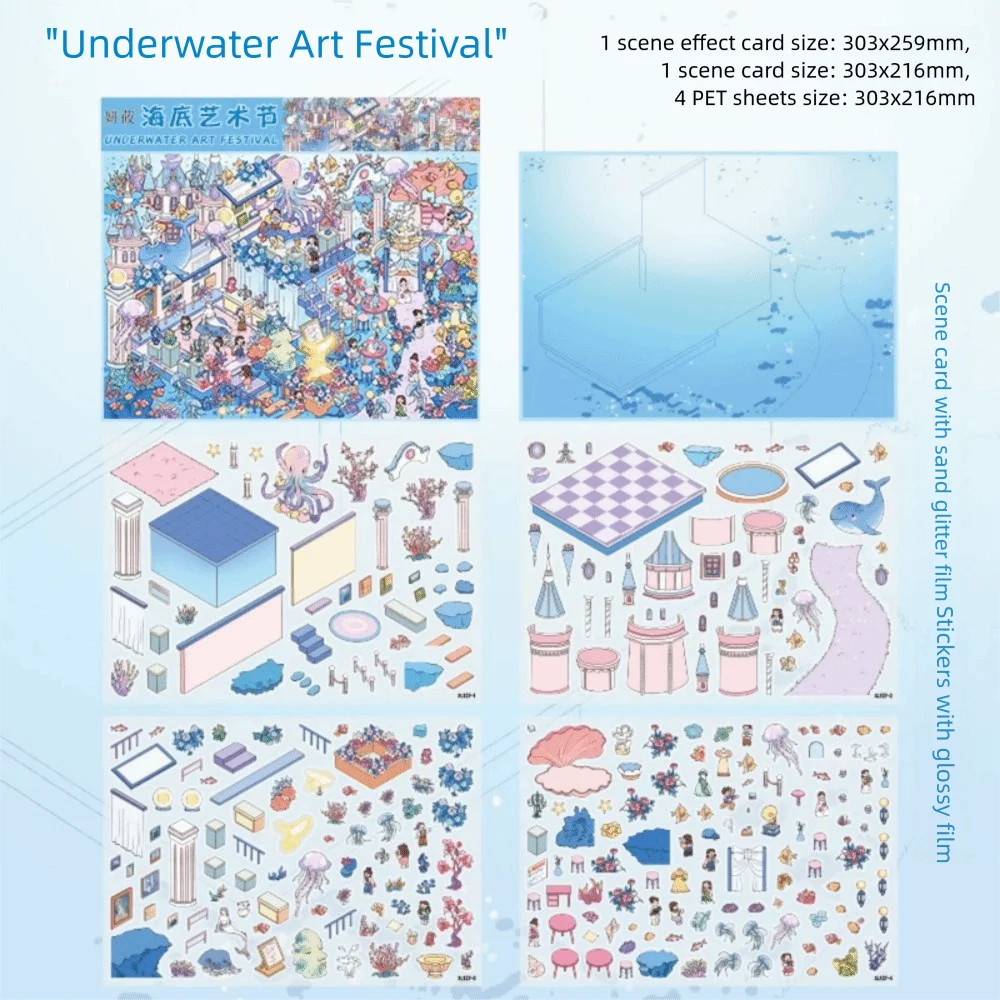 

Плюс размеры 3D наклейки сцены штабелирование и наклеивание мультфильм DIY наклейки сцены рельефные канцелярские наклейки для скрапбукинга для детей и взрослых