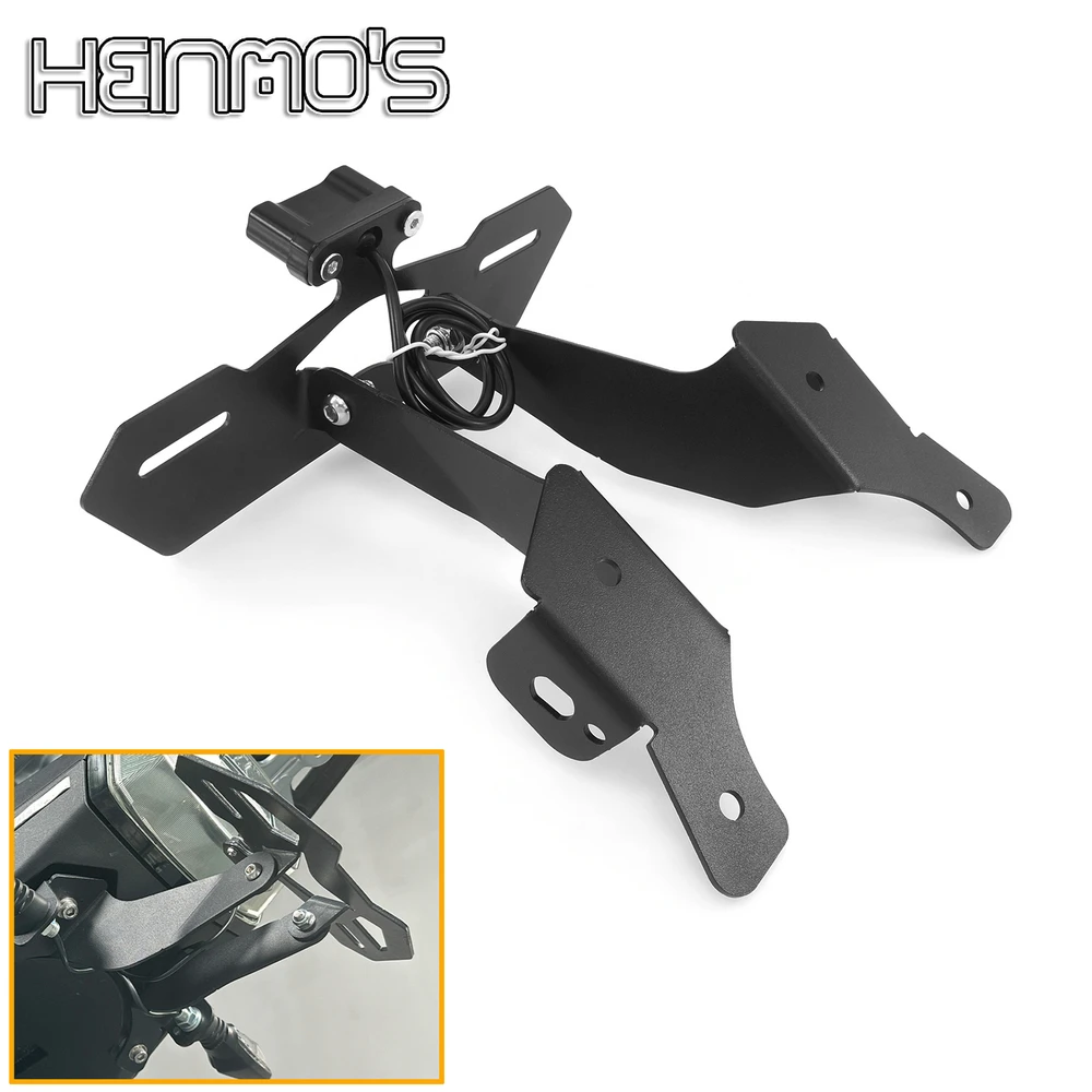 

For CFMOTO 450MT 2024 2025 License Plate Holder Fender Eliminator Tail Frame LED Light 450 MT Motorcycle Accessories