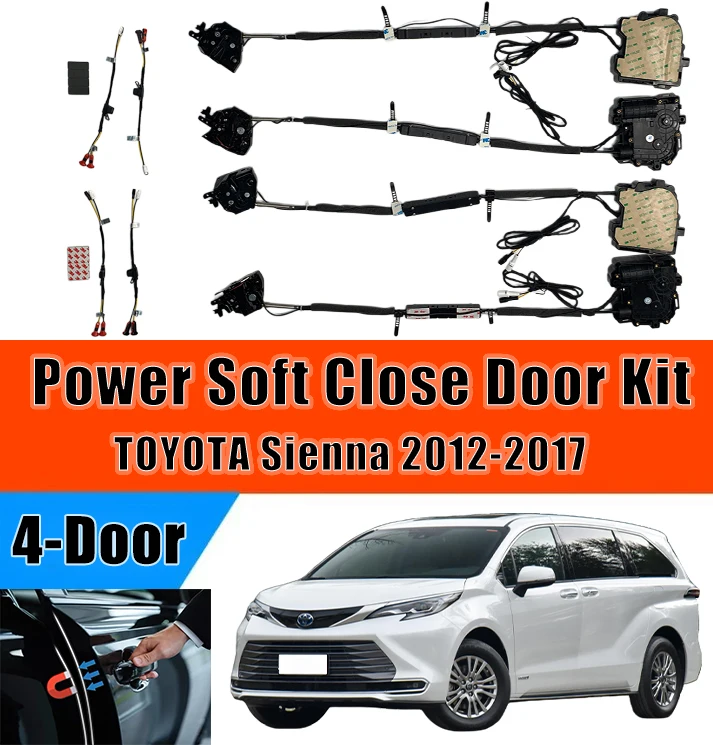 Xcar for Toyota Sienna 2012-2017，Car OEM Automatic Soft Close Door Electric Suction Kit Auto Power Closing