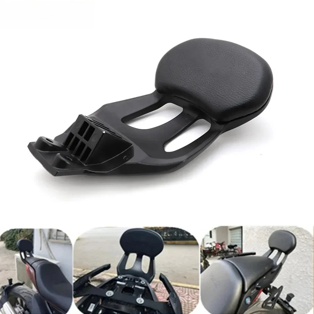 

Black Motor cycle Rear Passenger Backrest Sissy Bar Passenger Safety Support Fit 502c 2018 2019