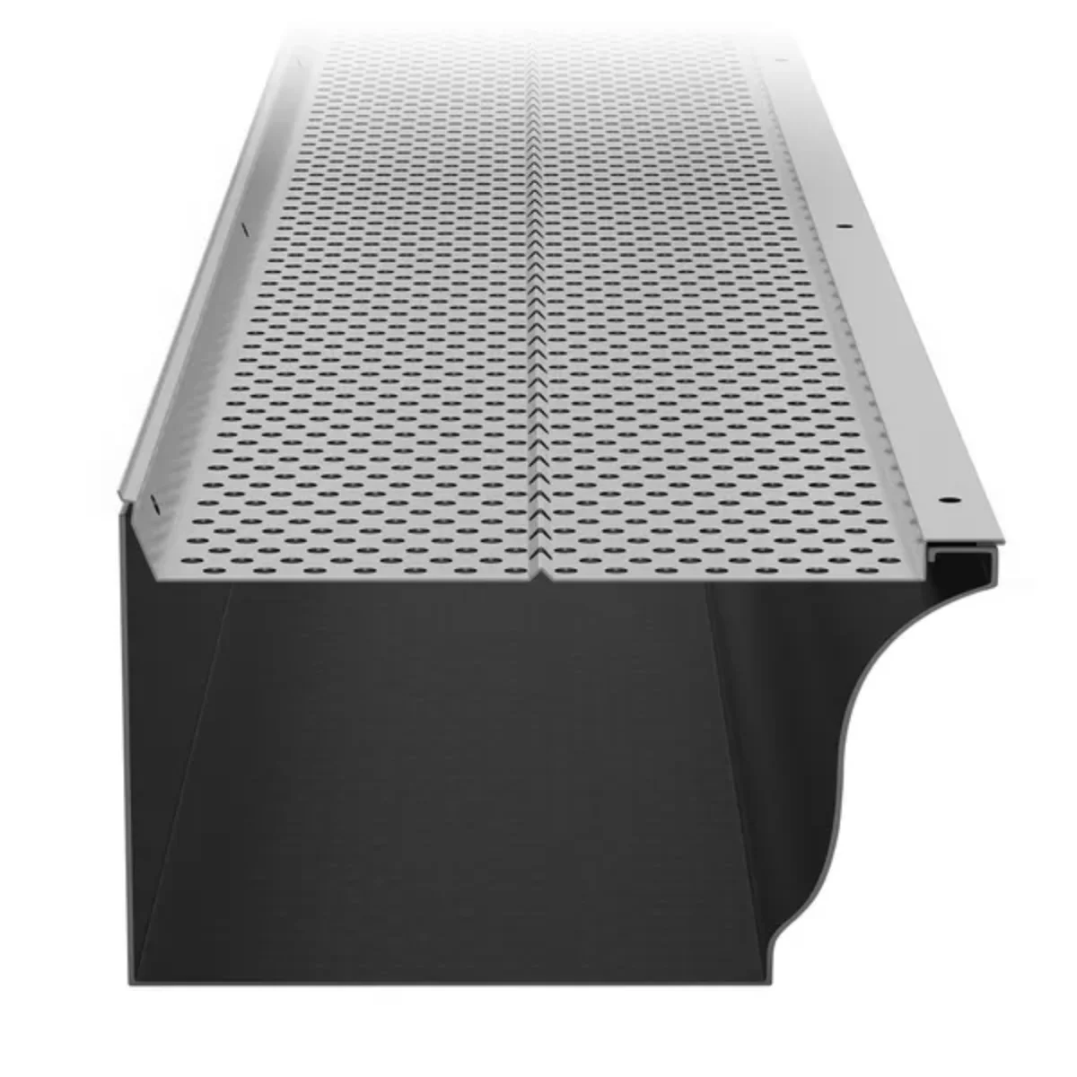 VEVOR 6인치 알루미늄 거터 가드, 26개, 총 길이 104피트, 0.157인치 조리개, 보편적으로 적합