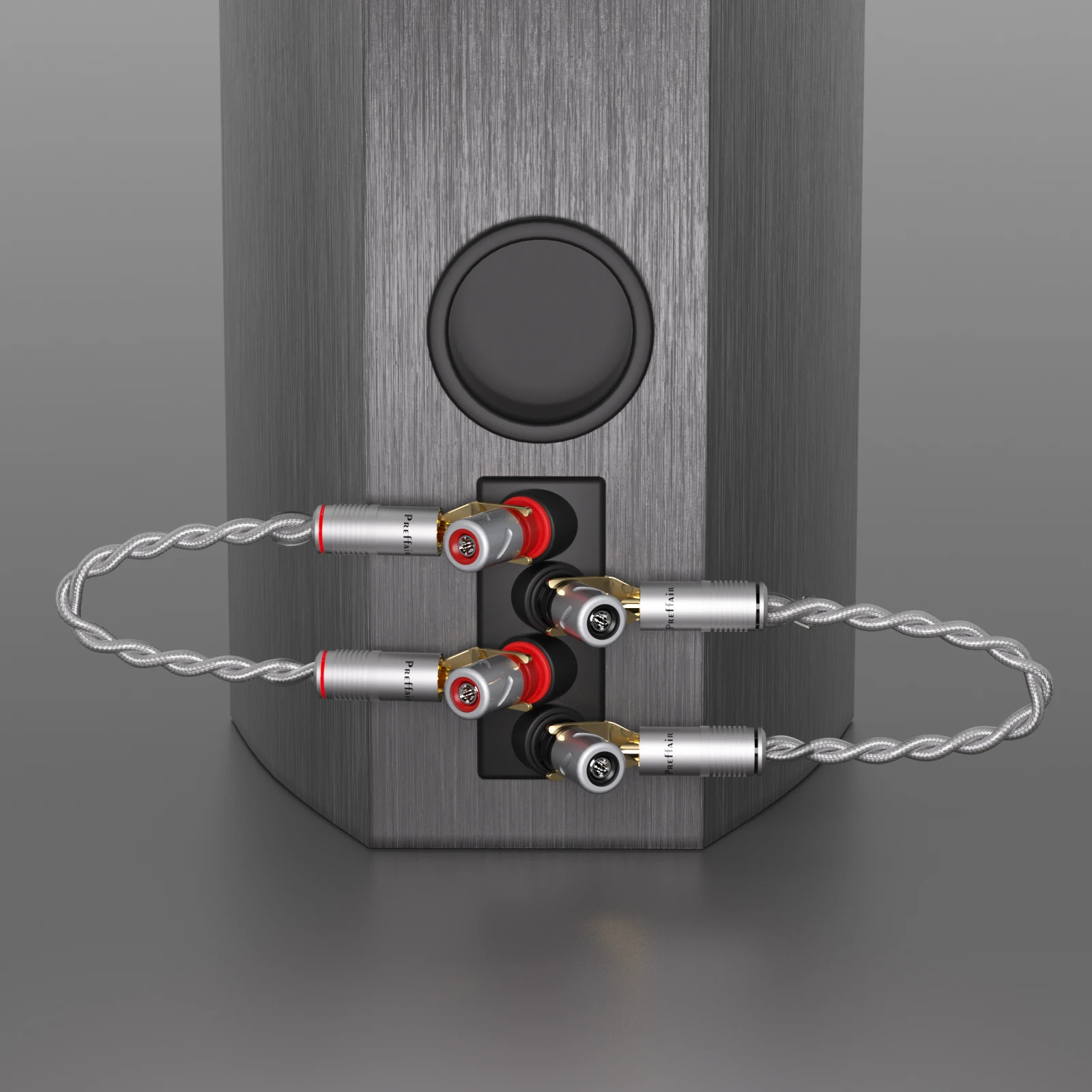 HiFi OCC Speaker Jumper Cable with Spade 15cm Speaker Cable Bridge Bi-Wire Speaker Jumper Plates 15AWG Cable Bridge