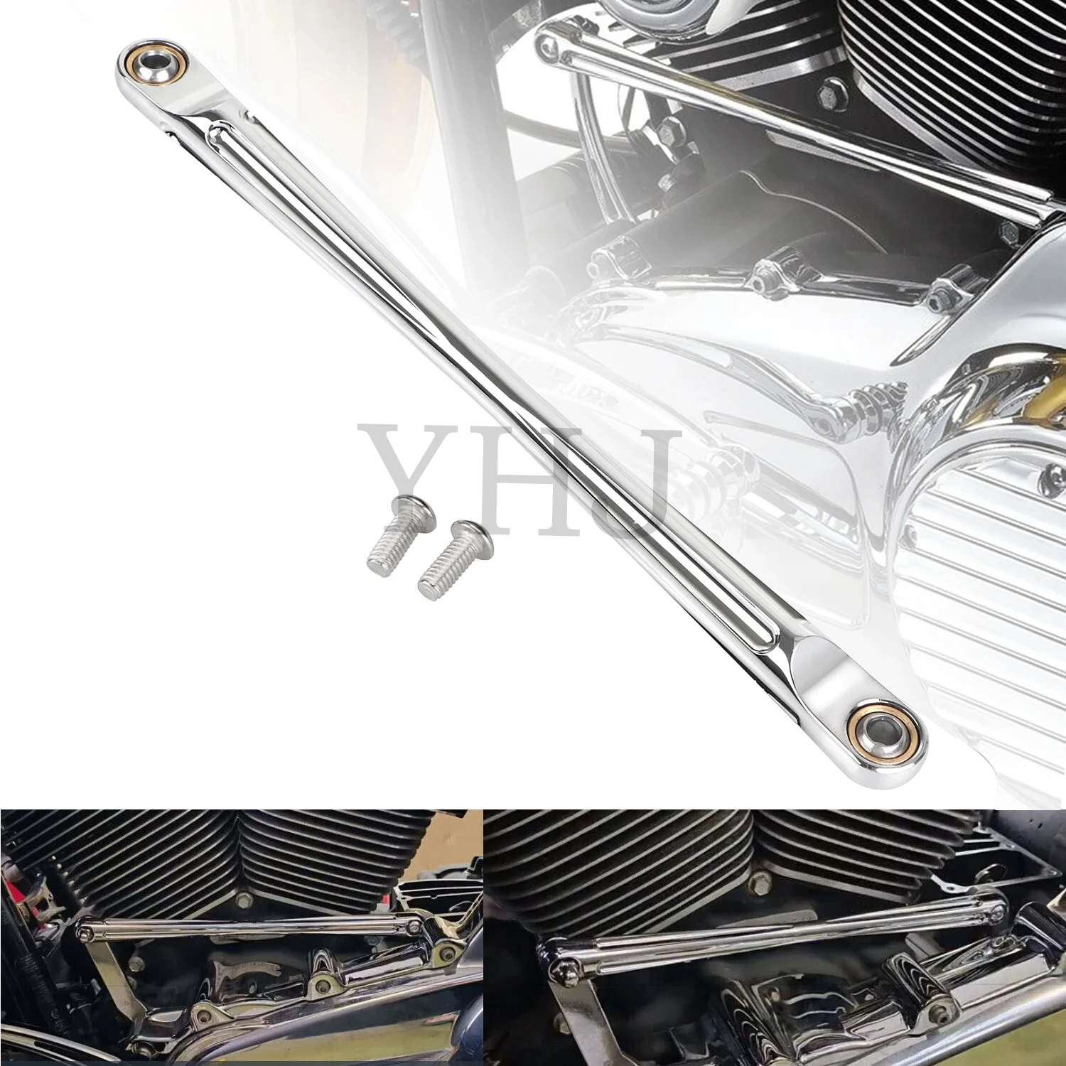 

CNC Gear Shift Linkage Lever Shifter For Harley Motorcycle Touring Street Road Glide Trike 1986-up Chrome