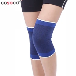 1 pz Sport ginocchiere supporto gomito protettore COYOCO ginocchiere traspiranti alleviare l'artrite lesioni fasciatura ginocchiera blu