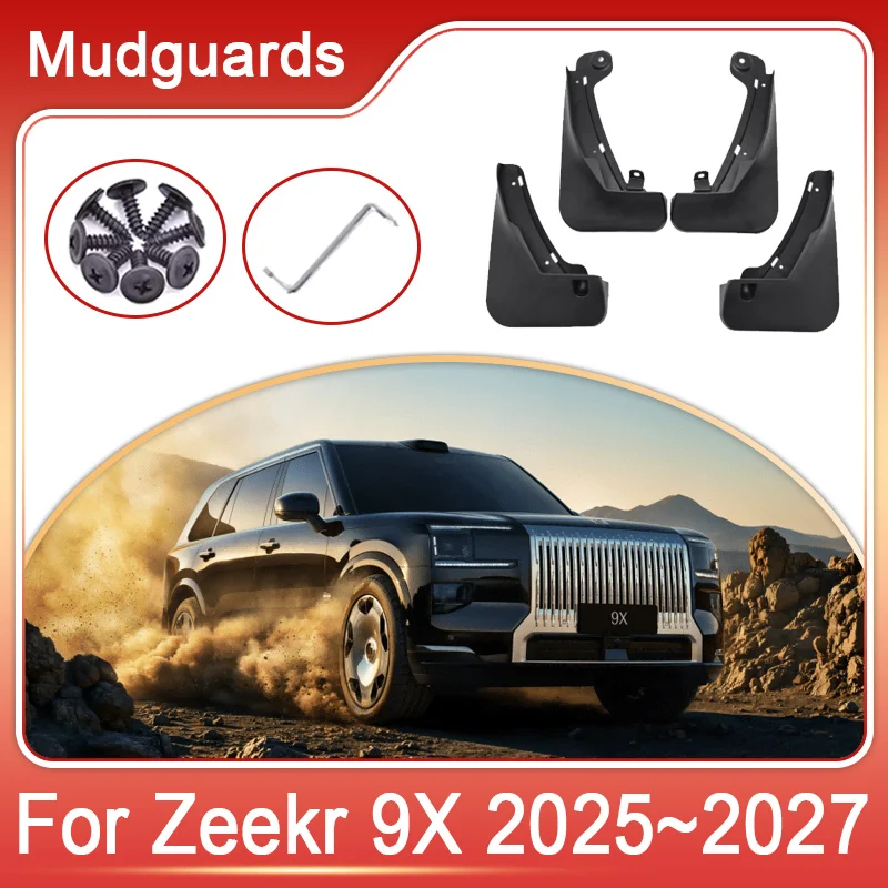 

Автомобильное крыло для Zeekr 9X EX1H 2025 2026 2027, брызговики, передние и задние брызговики