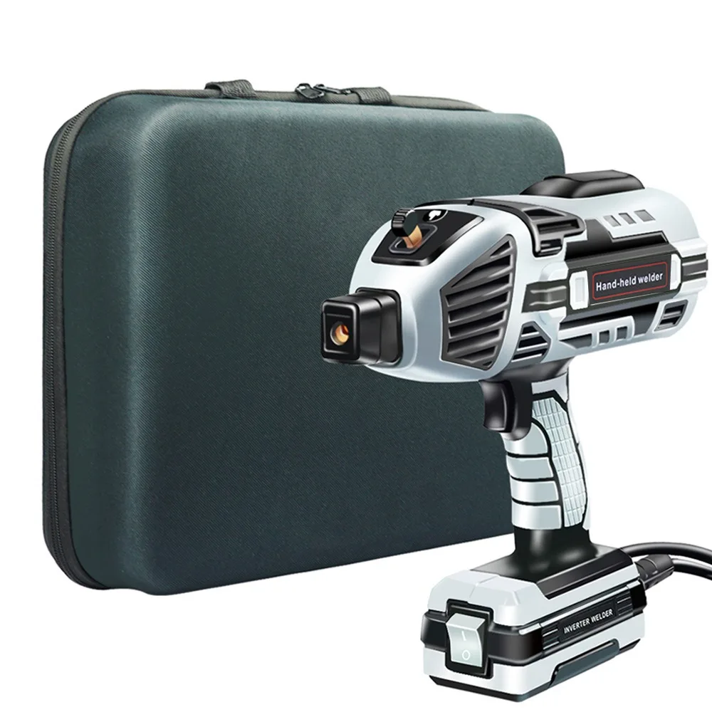 Portable welding machine, 110V handheld welding machine with IGBT inverter, 6 variable current regulation