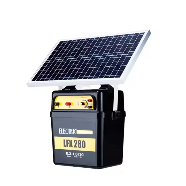 1.2KV solar exciter electric fence for poultry farming
