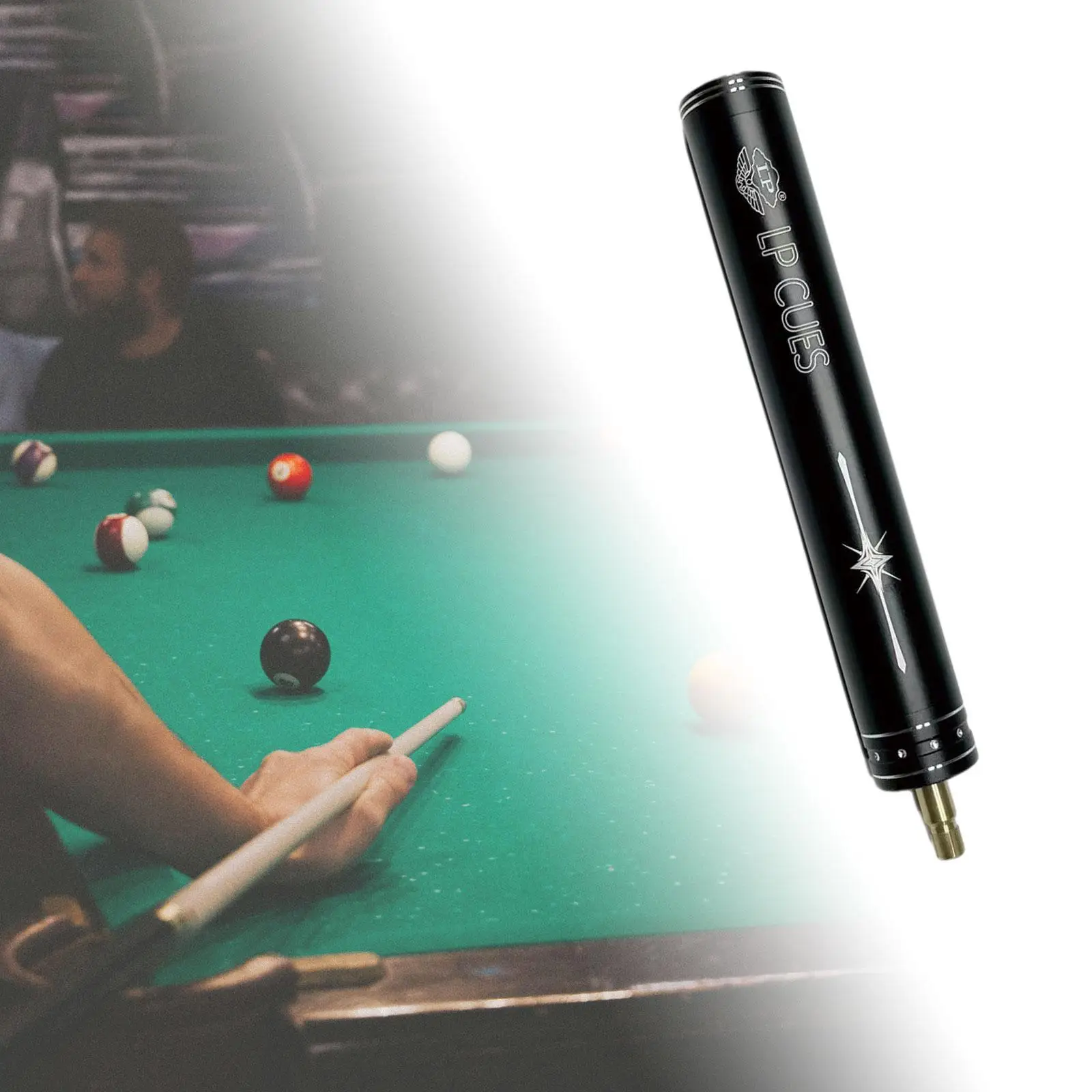 Pool Cue Extender Tool Billiards Cue Extension for Athlete Adults Enthusiast