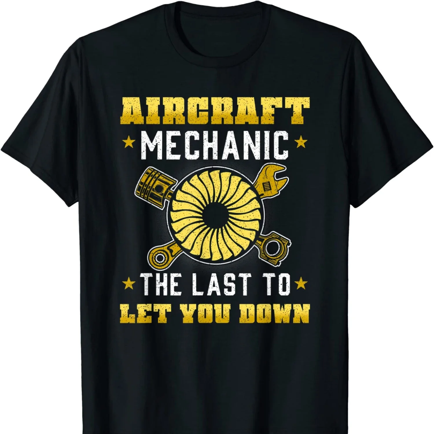 Men Aircraft Aviation Airplane Mechanic Flying Maintenance T Shirt Classic Short Sleeve O-Neck Printed T-shirt Casual Male Tops