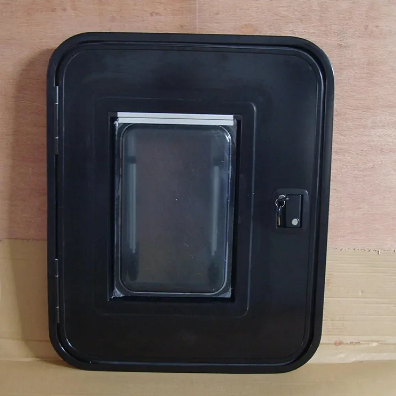 المهنية الصانع سبائك الألومنيوم 620x1000mm RV باب الدمعة مع نافذة خارجية #5