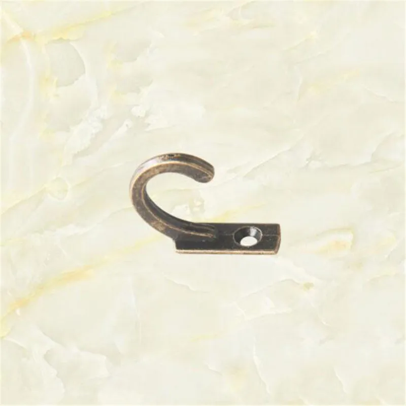 5/10 PCS gancio a polo singolo Mini formato a parete Retro appendiabiti per cappotti cappelli asciugamani chiavi