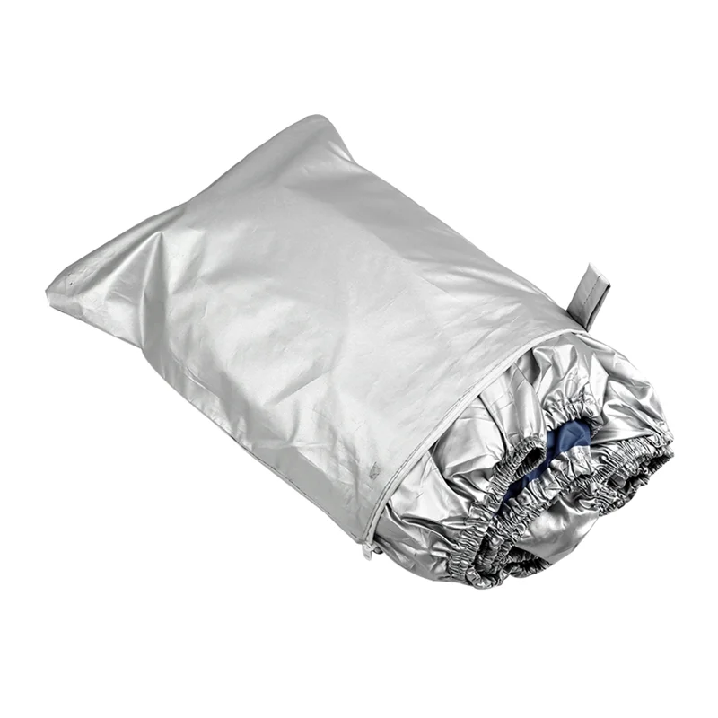 Boat Cover Outdoor Protection Waterproof Reflective Oxford Fabric 11-13Ft for V-HULL Runabouts and