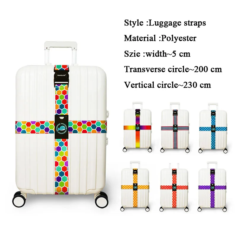 مكافحة سرقة الأمتعة مشبك عبر حزام قابل للتعديل تجميع التعبئة حزام الأمتعة عبر حزام حقيبة أحزمة حقيبة جزء الملحقات #3