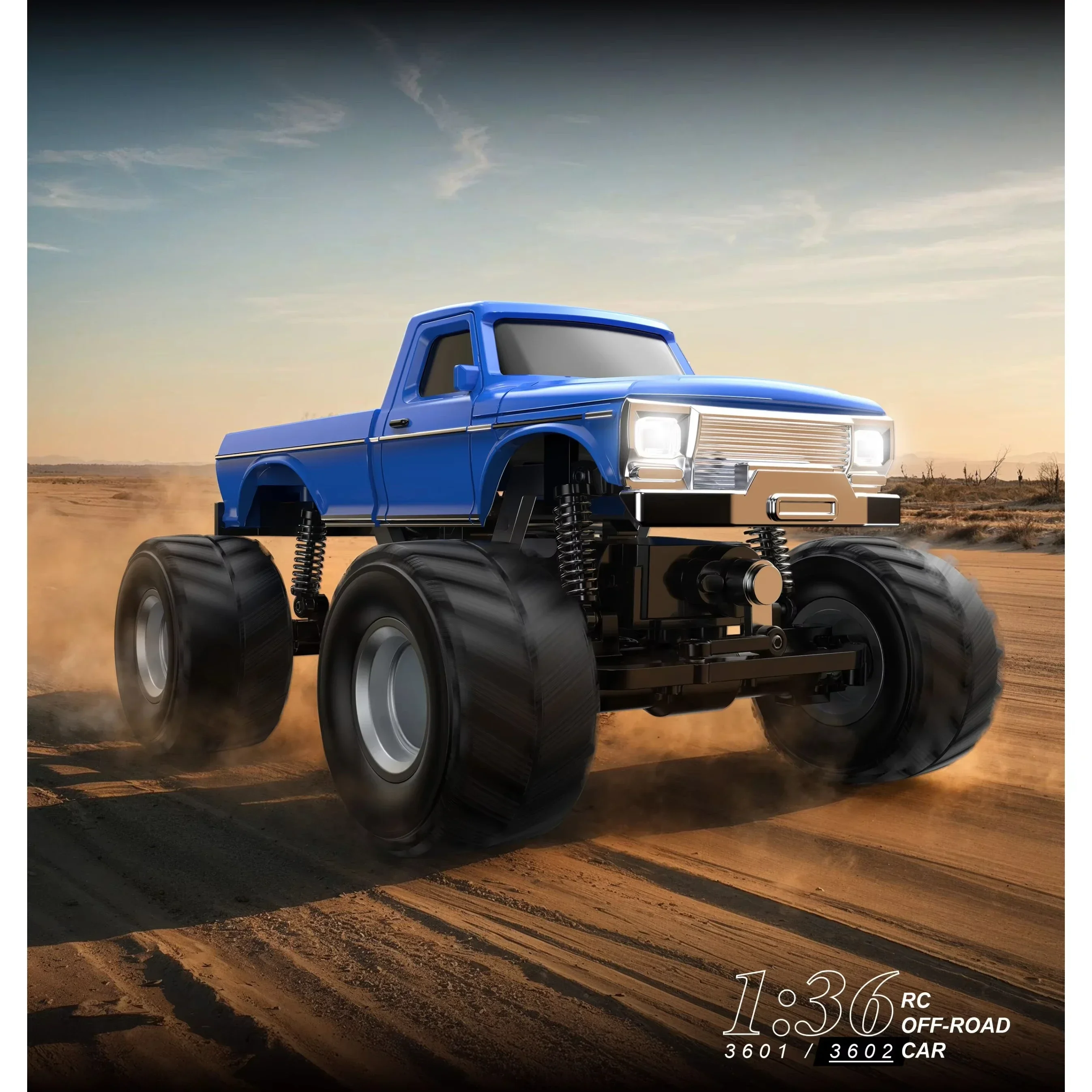 JIABAILE 3601 3602 Mini Remote Controlled Car 1:36 Scale RC off-road Vehicle 2.4GHz RTR Electric Toy for Boys/Girls /Adults