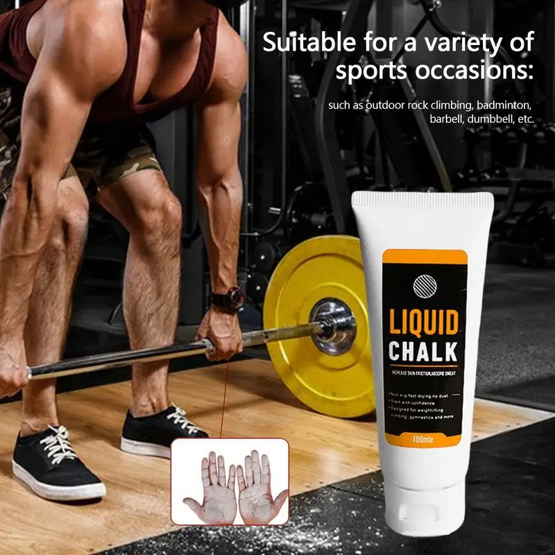 50/100ml Liquid Chalk Anti-slip Magnesium Powder Weightlifting Rock Climbing Lifting Workout Non-slip Powder Gym Fitness Sports