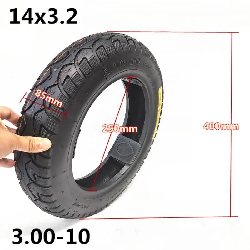 New 3.50-10 3.00-10 Airless Tire Is Suitable for 14x3.2 Vacuum Tire Puncture Proof Honeycomb Solid Tire