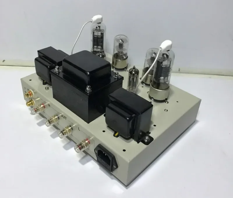 

6Z4 Rectifier 6G2P Push 6p13p Vacuum Tube Single Ended Class A 6W+6W Dual Channel Home Audio Amplifier