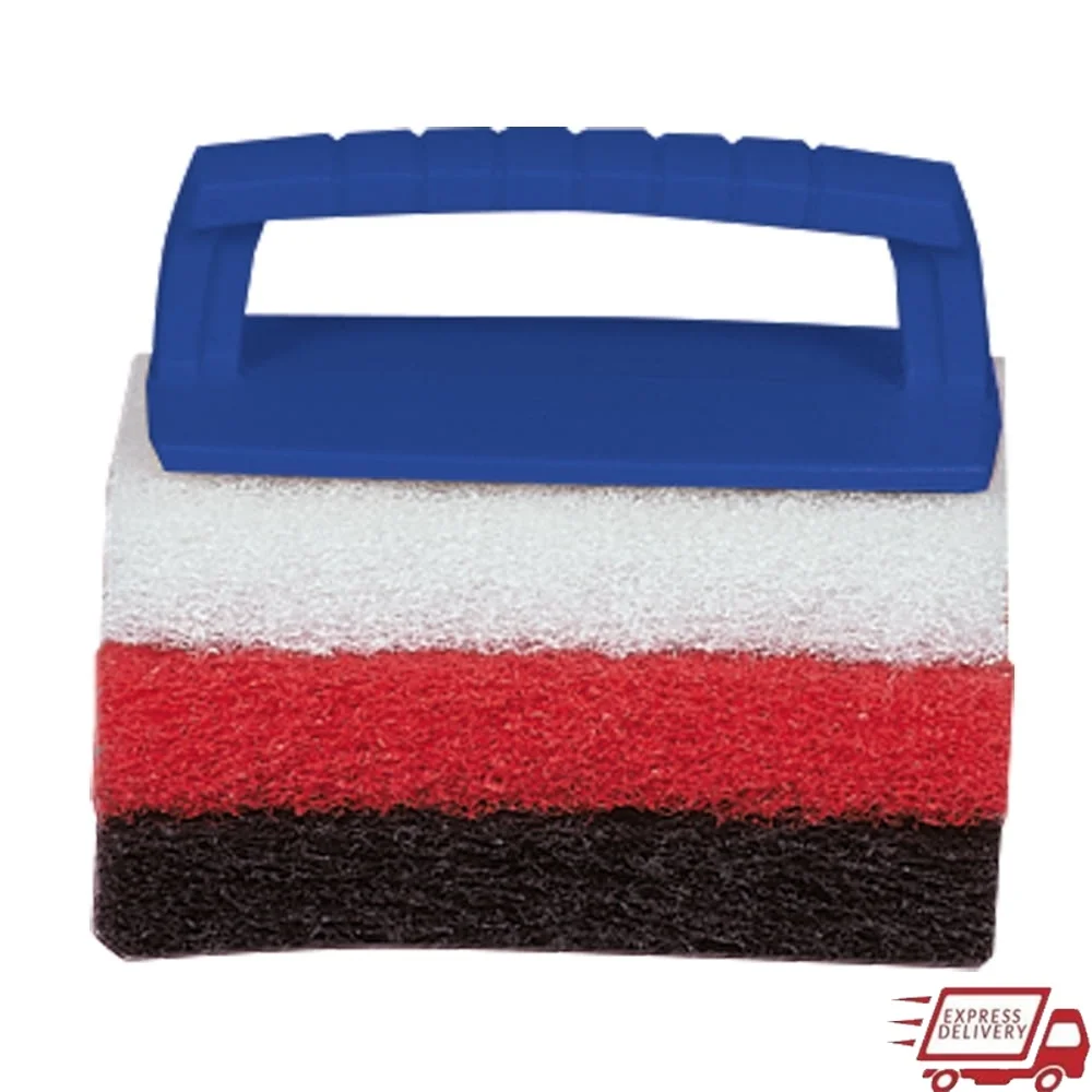 

Набор многотекстных подушечек для чистки со сменной ручкой. Универсальная чистка различных поверхностей. Прочный, эргономичный дизайн.