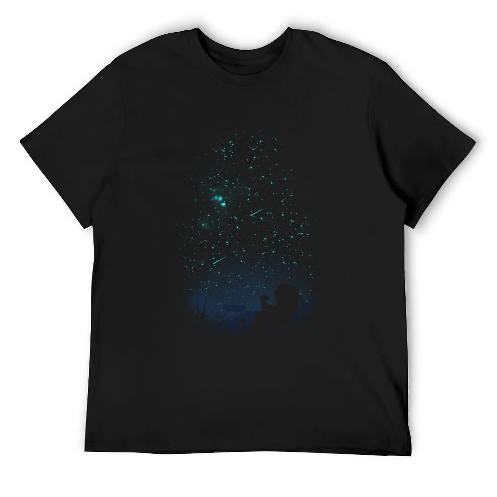 Under The Stars T-Shirt hippie clothes summer top Aesthetic clothing graphic tee shirt plain black t shirts men