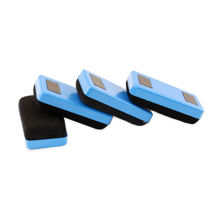 5 Pcs School Office Magnetic Foam Fabric Dry Eraser Whiteboard Blackboard Cleaning Eraser