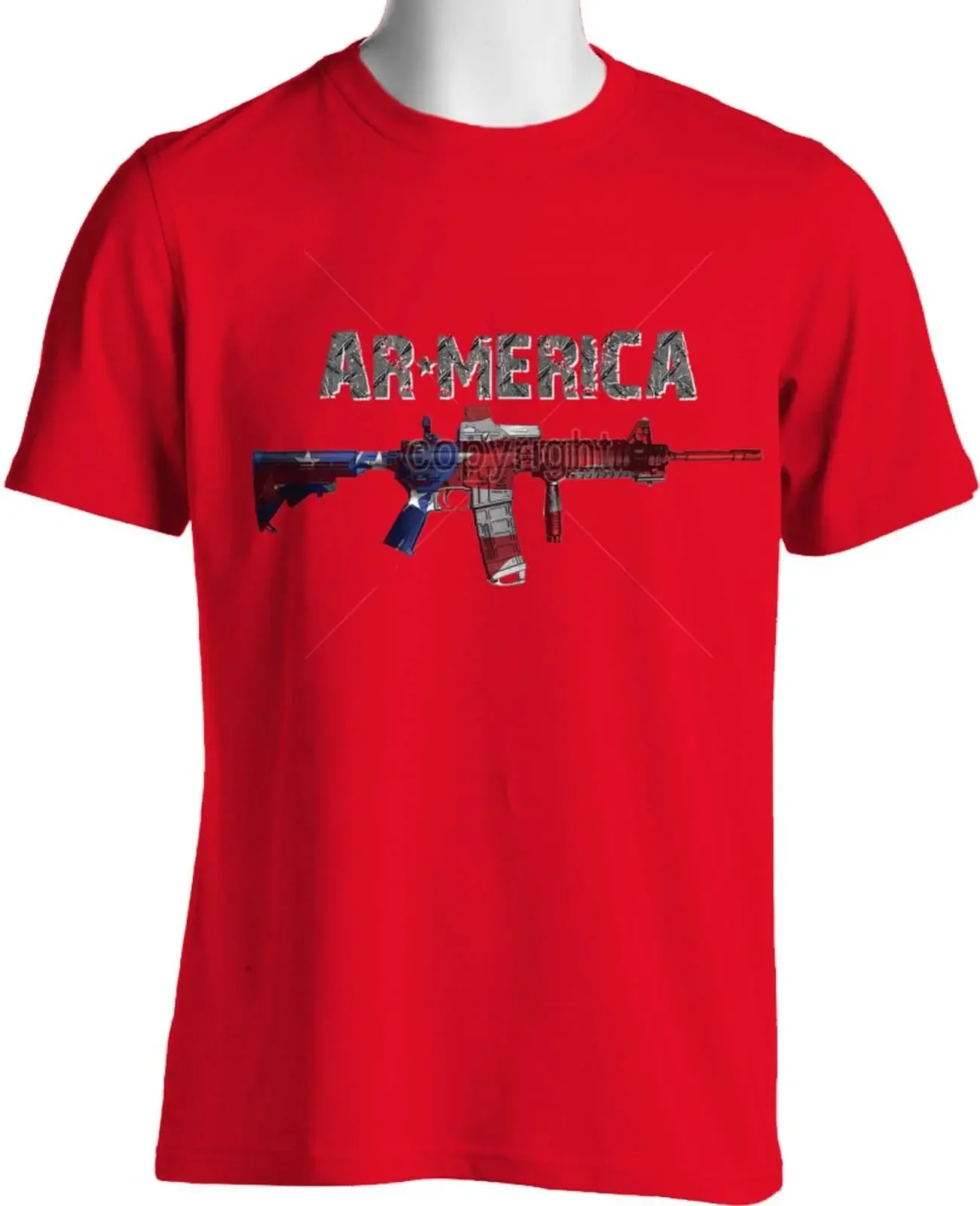 American AR15 Guns Weapons 2nd Amendment T Shirt Summer 100% Cotton O-Neck Short Sleeve Casual Mens T-shirt