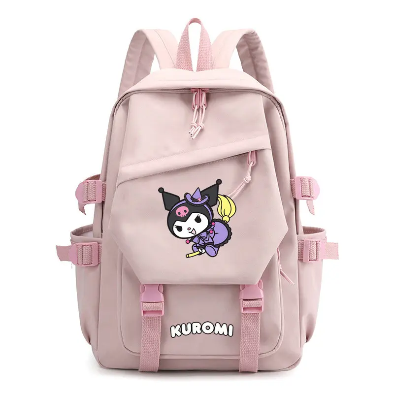 Mochila Kuromi duża pojemność wodoodporna plecak do szkoły Kawaii Anime torebka cosplay torba podróżna uczeń dziewczyna prezent