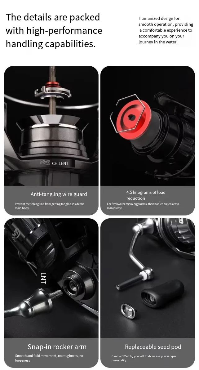 Chiyen Silver Cicada Second Generation Advanced Dense Arrangement 22 Road Anti-Slip Tires Carbon Fiber Main Body Fishing Vessel
