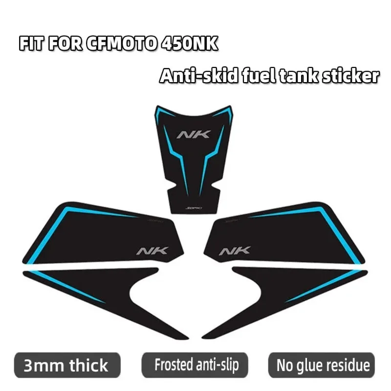 

НОВИНКА ДЛЯ CFMOTO 450NK NK450 450 NK 2023 2024+ Мотоциклетная противоскользящая накладка на бак, боковая защита для коленей, наклейка-протектор