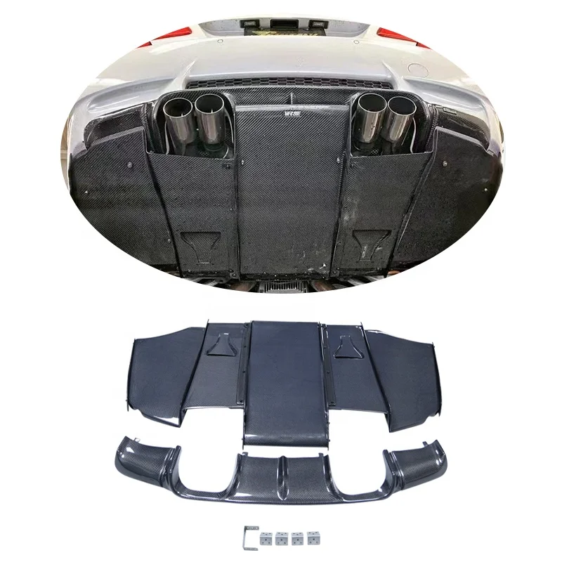 

2005-2012 для M3 Задняя губа из углеродного волокна для BMW E92 Задний подбородок из углеродного волокна для BMW E92 E93 M3 Задний диффузор из углеродного волокна