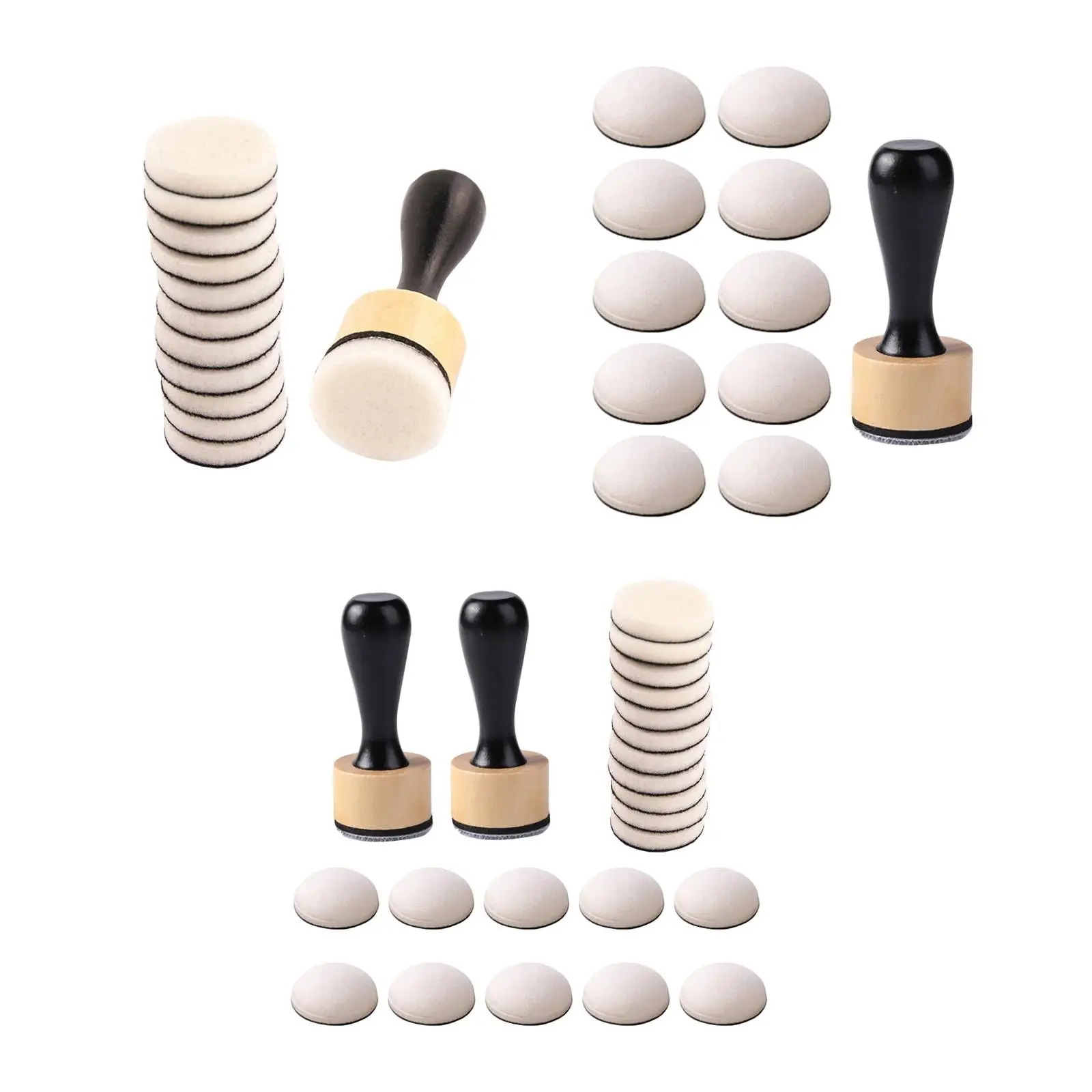 mini ink blending espumas com alca esponja de cupula branca recargas de espuma gravacao desenho scrapbooking fabricacao de cartoes ferramentas de mistura 01