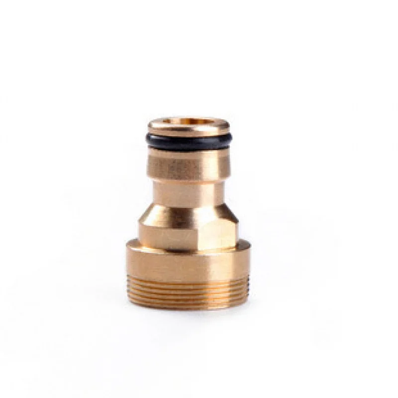 All-copper basin connector household pacifier M22 adapter inner and outer fine tooth pattern basin faucet connector