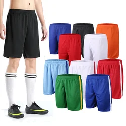 Pantalones cortos deportivos de fútbol para hombre, pantalones cortos de entrenamiento de fútbol, Kits de uniforme para niño, pantalones cortos de baloncesto para correr, malla suelta de secado rápido