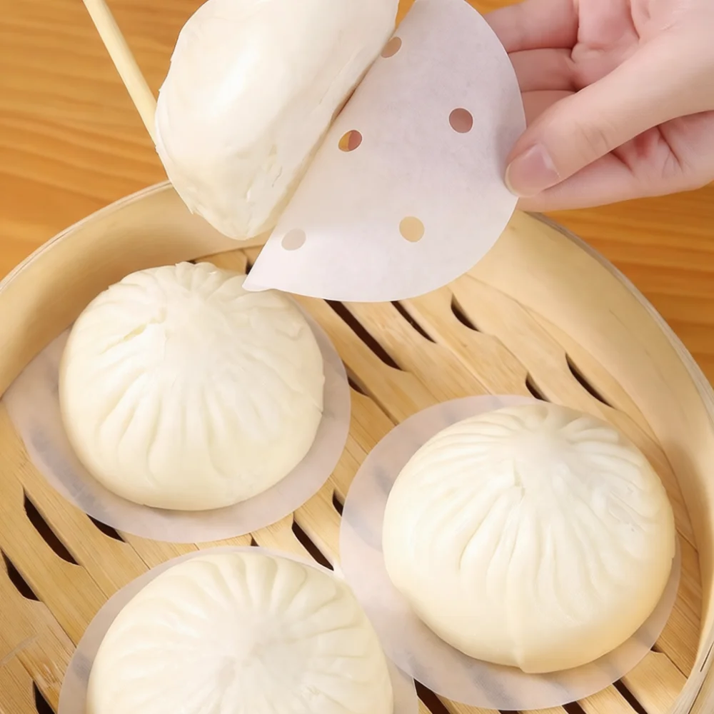 비접착식 찜용 종이 패드, 만두용 일회용 찜기 라이너, - Kitchen Grade Baking Sheet 리뷰 및 가격
