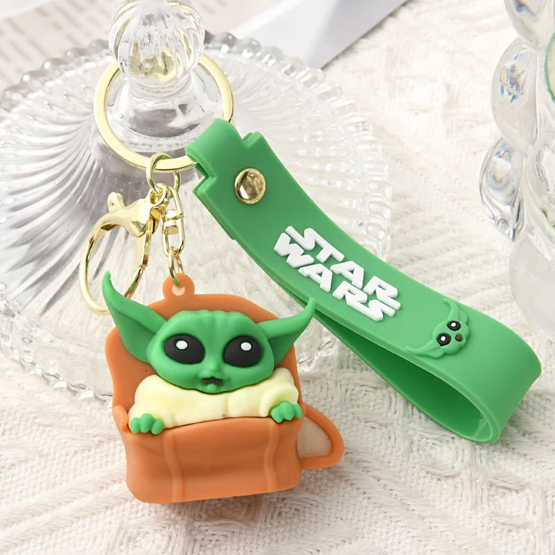 Star Wars Silicon Pvc Good-looking Keychains for Men Women Anime Cartoon Cute Key Chain Students Fashion Key Ring Gifts view 4