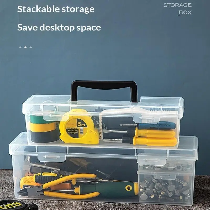 【Tool Parts Storage Box Multi Compartment Tool Organizer Sorting Box For Screws Wrenches Hardware Accessories And Toys】