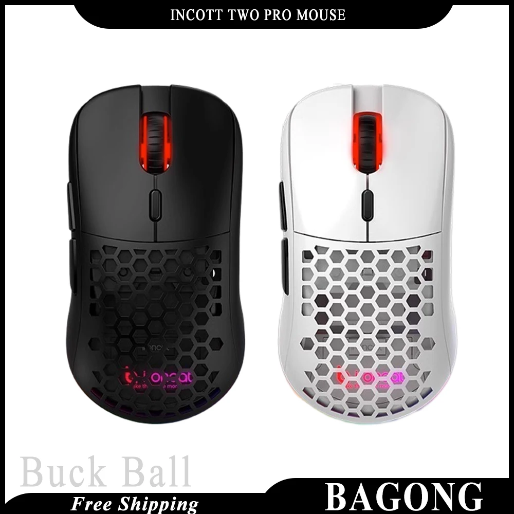 

Ironcat Incott Two Pro Mouse Dual Mode Gaming Mouse 2.4g Wireless Usb Wired E-Sports Lightweight Accessory For Computer Mice Man