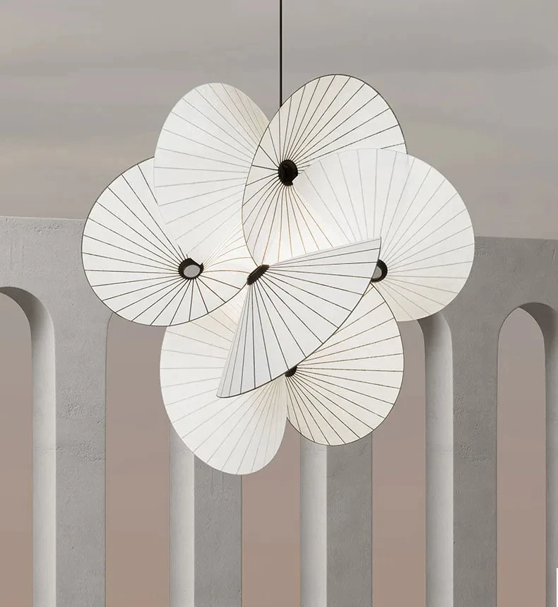 

Fabric Pendant Lamp Nordic Umbrella Shaped Chandelier for Dining Living Room Center Table Bedroom Designer Light
