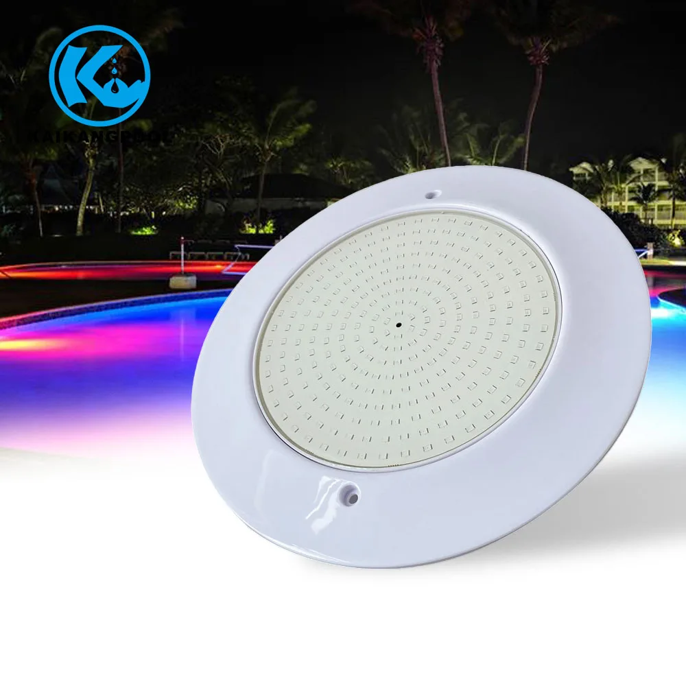 12V IP68 Thin  LED Underwater Light Direct Mount Waterproof Swimming Pool  Pond Lighting Fixture For Inground Above Ground Pool