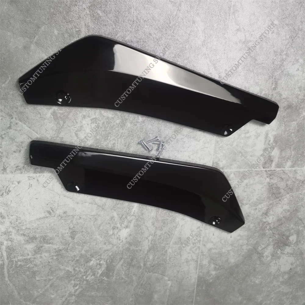 Gloss Black Rear Bumper Side Splitters For Hyundai Tucson MK4 NX4 N-Line 2021-2023 Rear Diffuser Exhaust Trim Splitter Bodykits view 4