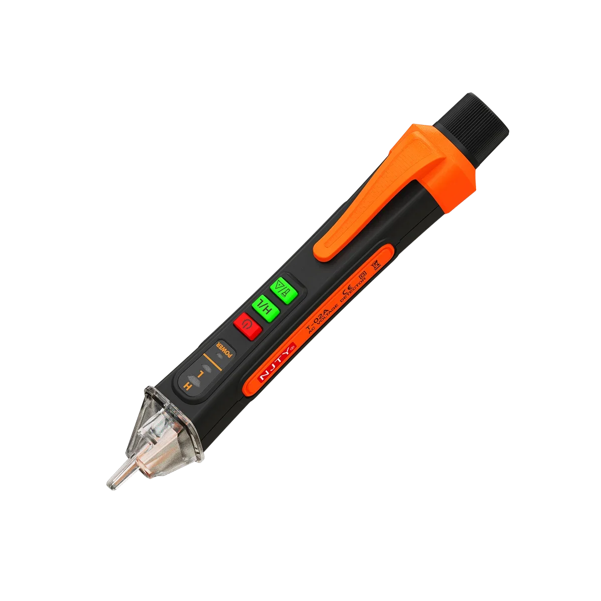 NJTY T02A Voltage Detector Electrical Pen AC Voltage Tester Smart Breakpoint Finder 12-1000V 50/60Hz Non-Contact T02B Voice