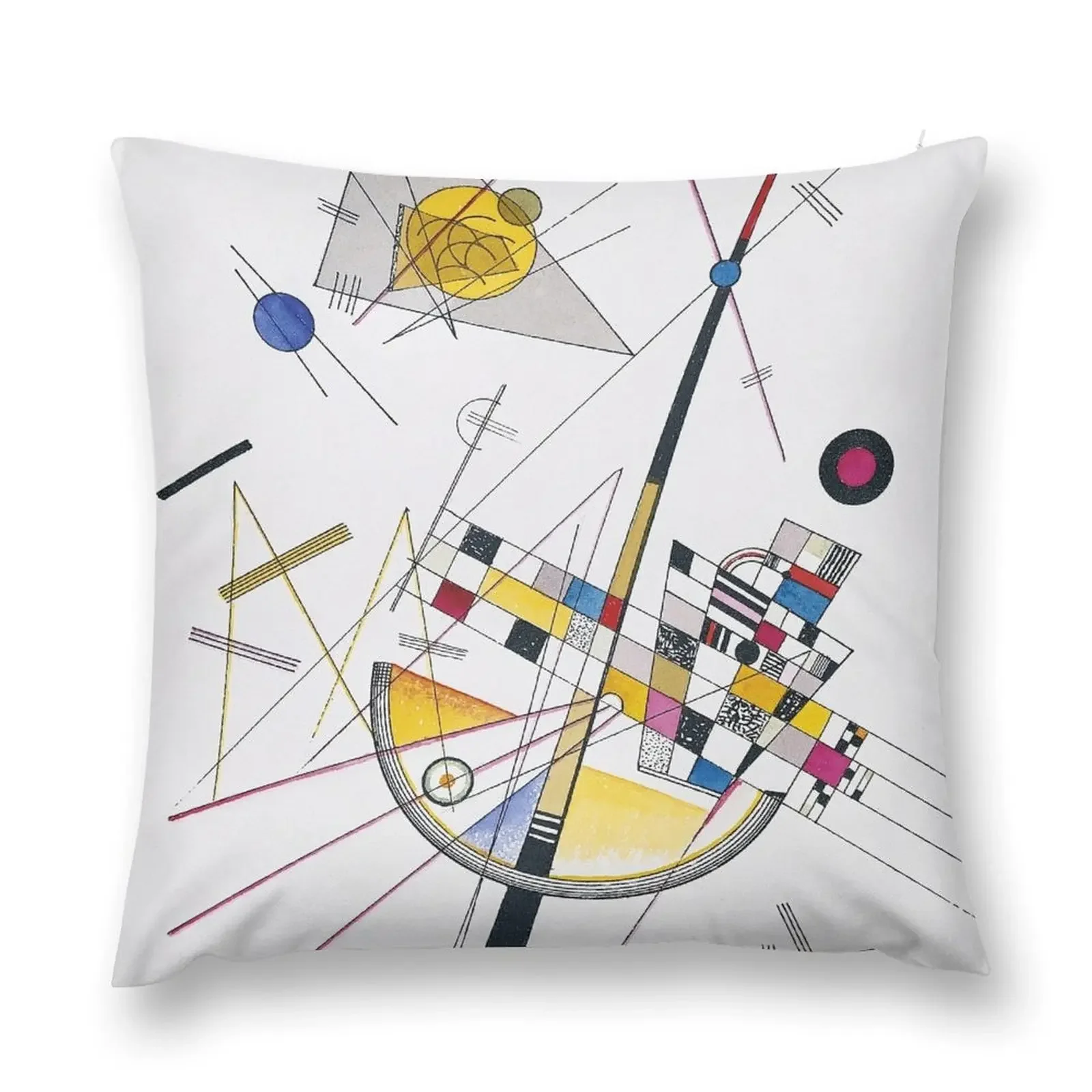 Wassily Kandinsky Delicate Tension Throw Pillow Sofa Cover Decorative Cushion Cover christmas decorations 2025 pillow