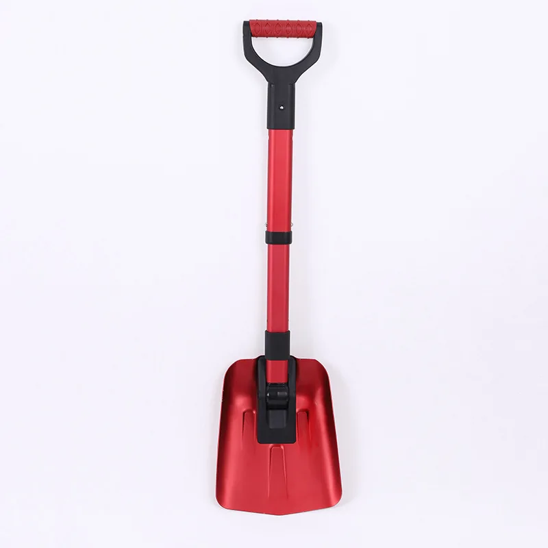 

Portable Multifunctional Outdoor Car Snow Shovel Stainless Steel Retractable Snow Shovel Mountaineering