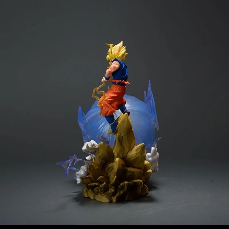 Anime Dragon Ball Z Majin Buu Vs Son Goku Figurka 22CM GK Pvc Figurki akcji Kolekcja statuetek Model Zabawka Prezenty