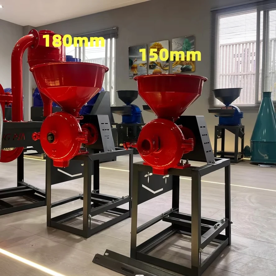 Agrochemical  Engine Flour Mill Grains Milling Machine Corn Grinder With Dry Or Wet Grains