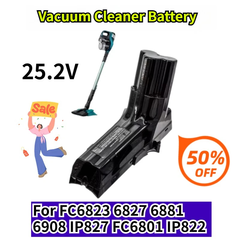 

Vacuum Cleaner Battery for FC6823 6827 6881 6908 IP827 FC6801 IP822