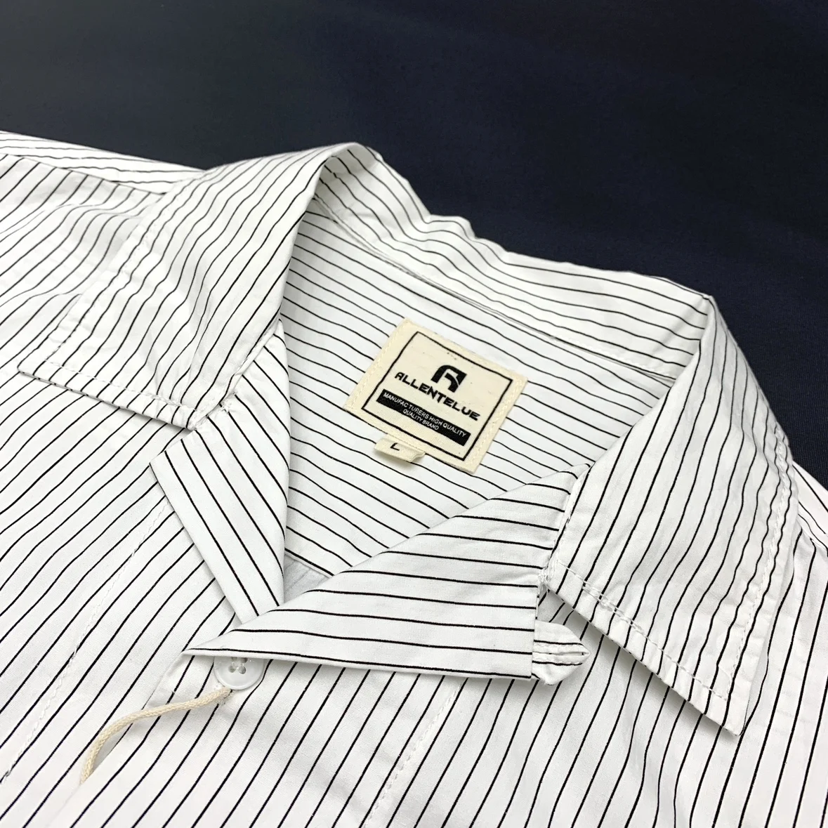 2025年夏新作 日本風レトロ半袖キューバカラーストライプシャツ メンズ ハイストリート 100%綿 ウォッシュド カジュアル ルーズブラウス