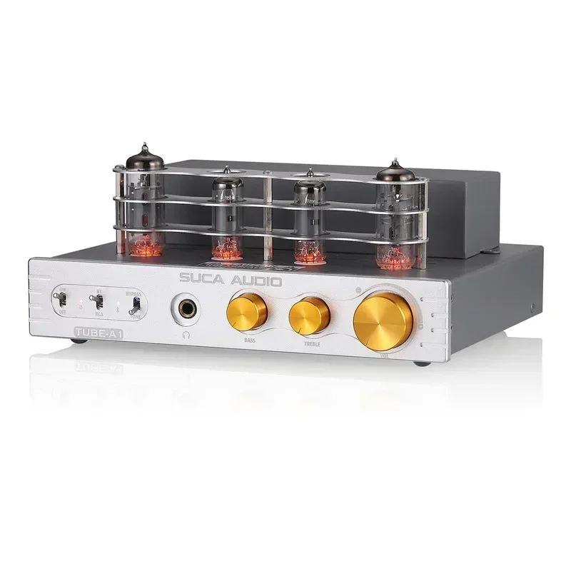 НОВЫЙ DC19V 3W*2 стерео QCC3031 Bluetooth 5,0 6J4 6P1 ламповый усилитель для наушников класса A односторонний HIFI домашний аудиоусилитель